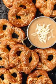 sourdough soft pretzels with homemade