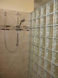 Glass Block Prefabricated Shower Wall