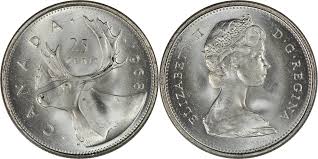 Coins And Canada 25 Cents 1968 Canadian Coins Price