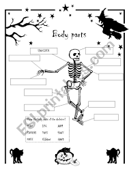 Help your child learn about the human body with a body parts worksheet. Halloween Parts Of The Body Esl Worksheet By Mimamaxima