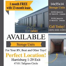 storage units available select companies