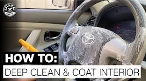 how to deep clean and coat interior