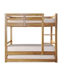 madelon teak double decker bunk bed