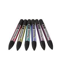 Letraset Promarker Permanent Twin Tip Marker Pen Set Of 6 Colours Rich Tones