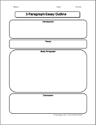 3 Paragraph Essay Graphic Organizer Freeology