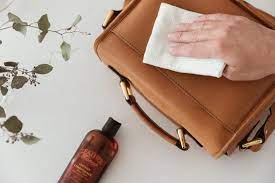how to care for and clean a leather purse