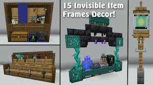 15 invisible item frame designs you