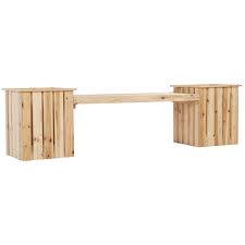 Outsunny Wooden Garden Planter Bench