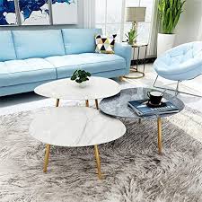 Nesting tables are a series of end tables in a matching style that fit beneath each other. Nordic Nesting Coffee End Tables Modern Marble Nesting Tables Stainless Steel Living Room Small Ap Coffee Table Marble Living Room Table Nesting Coffee Tables