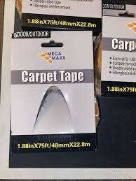 mega maxi carpet tape 1 88 x 75ft