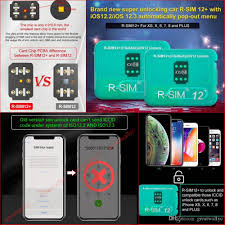 Here's how you can remove the sim card from the iphone 12. Rsim12 Perfect Unlock For Iso 12 3 R Sim 12 Original Sim Card Iccid Unlock For Iphone Xs X 8 7 Vs R Sim 14 From Greatwallyc 3 99 Dhgate Com