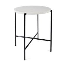 With no corners or sharp edges, this round table and drawer unit is ideal for the side of the bed. Kmart Side Table Black