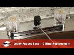 leaky faucet base o ring replacement