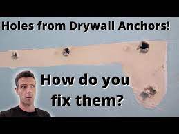 Fixing Big Holes From Drywall Anchors