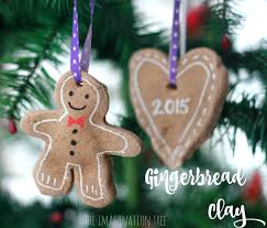 gingerbread clay recipe for ornaments
