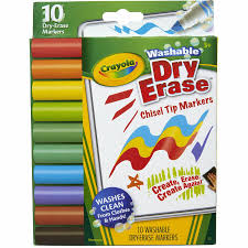 crayola washable dura wedge tip dry