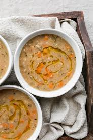 instant pot vegetarian navy bean soup