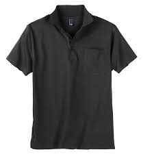 Dave`s Basic Poloshirt schwarz große Größen | bigtex