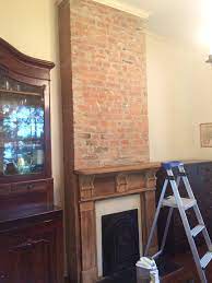Fireplace Brick And Mantle The Color