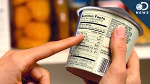 calorie counts on food labels