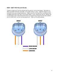 sport headlight conversion hi beam