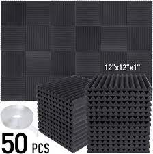 Focusound 50 Packs Acoustic Foam Panels