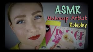 asmr makeup artist role play binaural