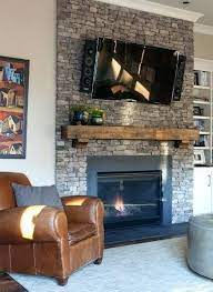 Good Images Stone Fireplace With Tv