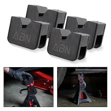 abn rubber slotted jack stand pads