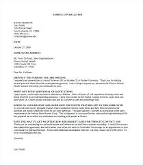 General Cover Letter Templates Generic Cover Letter Good General