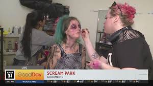 makeup at scream park sacramento