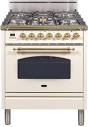 ILVE Nostalgie 30-in 5 Burners 2.7-cu ft Self-cleaning Convection ...