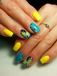 Gel nails do not differ from acrylic nails in the substances from which they are formed as both of gel nails can be left plain or painted and airbrushed to increase their elegance through adding one of 20 weirdest nail art ideas that should not exist. 102 Easy Gel Polish Nail Art Ideas For Spring 2020 Soflyme