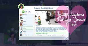 Regardless of which career you pick, this introduction will give you general strategies to help your sims reach the top. Brittpinkiesims Fashion Career Mod Update Hi Everyone The