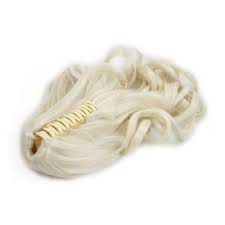 We've got 40 different ideas of how you can make this look your own, whether you have short hair, medium, longer locks. 14 Inch Claw Clip Human Hair Ponytail Curly Pure 60 White Blonde
