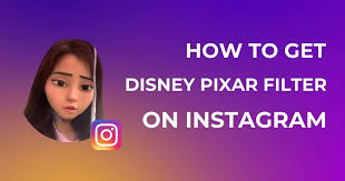 how to get the disney pixar filter on