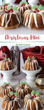 Bundt cakes are always welcome at parties and bake sales and with some mini bundt cake recipes, everybody can have a little cake to call their own. Christmas Mini Bundt Cakes Christmas Cake Liane Kitchen