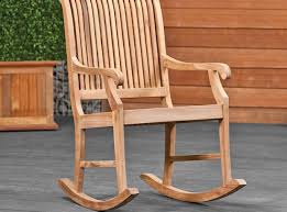 Teak Hardwood Garden Rocking Chair