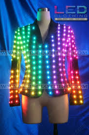 video led jacket for will i am black