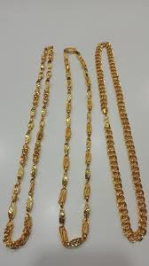 male and female 22k indo italian gold chain