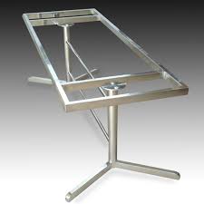 stainless steel dining table frame at