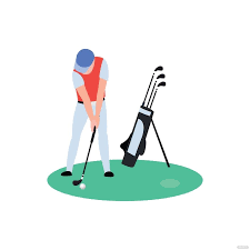 golf vector in ilrator jpg svg