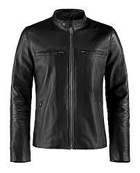 black leather jacket for men cafe racer by soul revolver