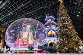 flower dome s christmas decorations are