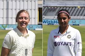 All matches streamed live in india on sonyliv digital platform (website, app) with a premium subscription. Eng Women Vs Ind Women One Off Test Day 1 India Fight Back With Cluster Of Wickets After Heather Knight Show Highlights