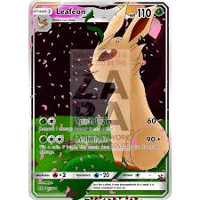 Start studying list of cute pokemon. Leafeon Cute Custom Pokemon Card Zabatv