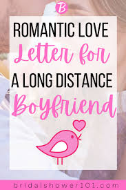 love letter for long distance boyfriend