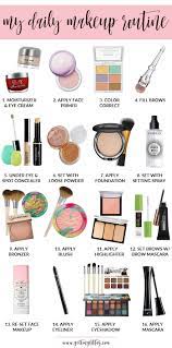 my daily makeup routine ride or