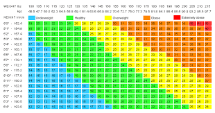 Bmi Chart About Face Fitness