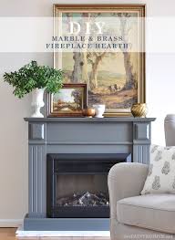 easy diy marble hearth and a